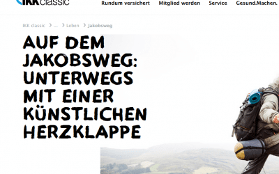 Auf dem Jakobsweg: Unterwegs mit einer künstlichen Herzklappe